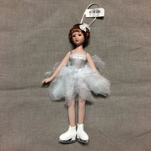 Figure Skater Ice Skater Doll Ornament